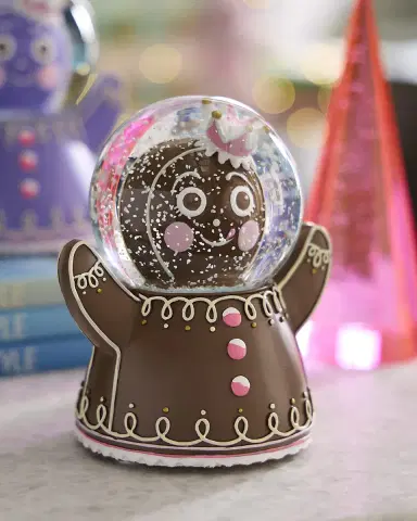 Glitterville Ginger Dough Waterdome, Brown | Thumbnail 1