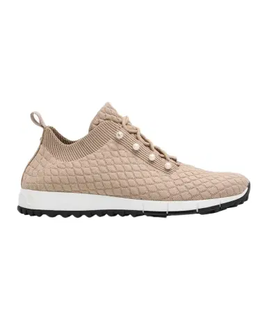 Jimmy Choo Veles Embellished Knit Trainers | Thumbnail 1