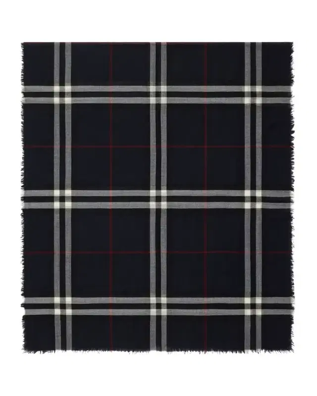 Burberry Men 's Wool Large Check Scarf