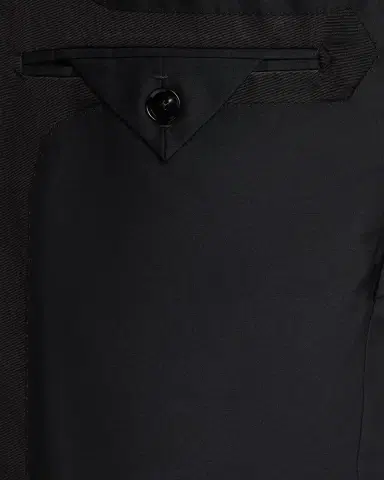 ZEGNA Men's Micro-Jacquard Peak Lapel Dinner Jacket | Thumbnail 6