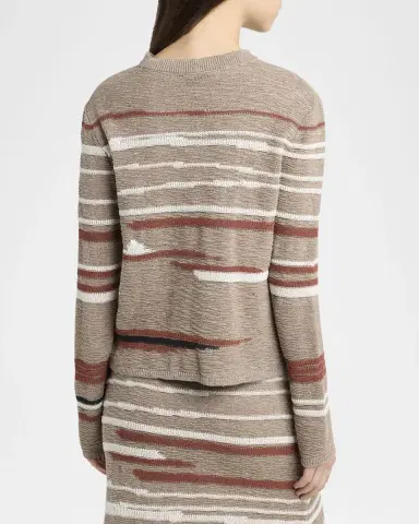 Bottega Veneta Graphic Intarsia Knit Sweater | Thumbnail 3 Bottega Veneta Graphic Intarsia Knit Sweater | Thumbnail 3