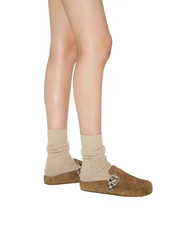 Urchin Calf Suede Slide Clogs