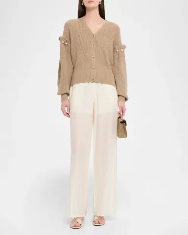 Akyn Studio Teagan Sheer Loose Trousers | Thumbnail 2