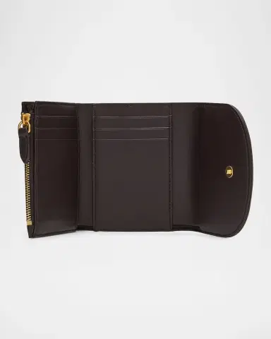 Burberry Highlands Check Compact Trifold Wallet | Thumbnail 4 Burberry Highlands Check Compact Trifold Wallet | Thumbnail 4