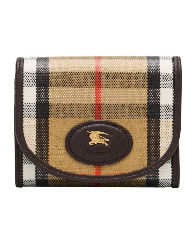 Highlands Check Compact Trifold Wallet