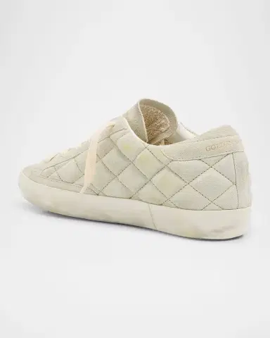 Golden Goose Super-Star Quilted Mixed Leather Low-Top Sneakers | Thumbnail 4 Golden Goose Super-Star Quilted Mixed Leather Low-Top Sneakers | Thumbnail 4