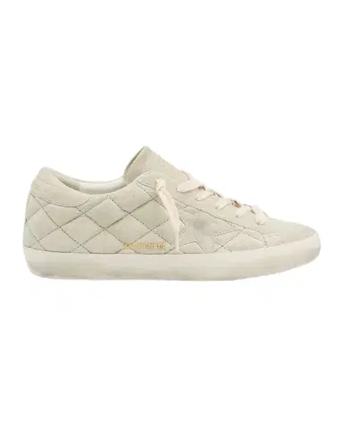 Golden Goose Super-Star Quilted Mixed Leather Low-Top Sneakers | Thumbnail 1 Golden Goose Super-Star Quilted Mixed Leather Low-Top Sneakers | Thumbnail 1
