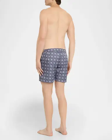 Orlebar Brown Men's Bulldog Pasisley Mid-Length Swim Shorts | Thumbnail 3