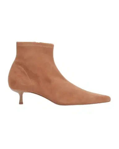 SIMKHAI Joni Stretch Suede Ankle Booties | Thumbnail 1