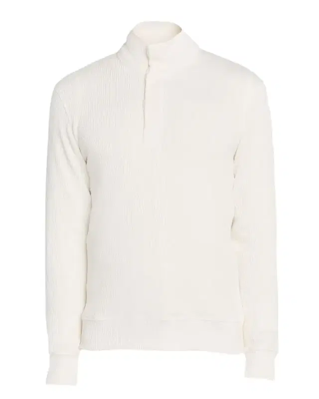 Men 's Mazari Capri Collar Three-Button Seersucker Sweater