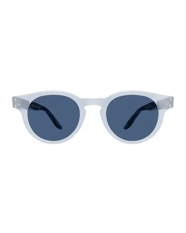 Barton Perreira Men 's Oxford Acetate Round Sunglasses