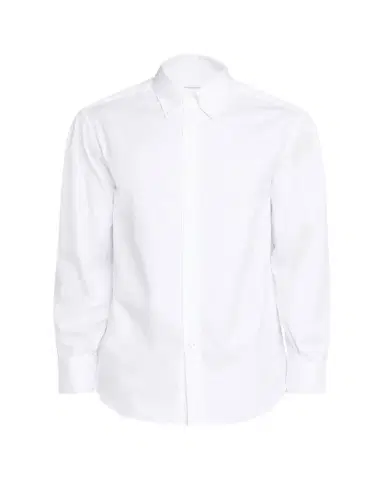 Brunello Cucinelli Men's Piece Dyed Cotton Twill Shirt | Thumbnail 1