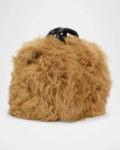 Moncler Micro Caradoc Shearling Tote Bag | Thumbnail 3 Moncler Micro Caradoc Shearling Tote Bag | Thumbnail 3