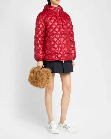 Moncler Micro Caradoc Shearling Tote Bag | Thumbnail 5 Moncler Micro Caradoc Shearling Tote Bag | Thumbnail 5
