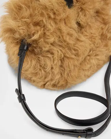 Moncler Micro Caradoc Shearling Tote Bag | Thumbnail 6 Moncler Micro Caradoc Shearling Tote Bag | Thumbnail 6