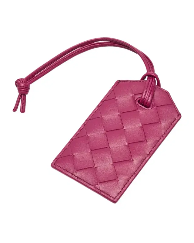 Bottega Veneta Leather Tag Holder
