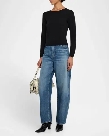 Nili Lotan Oriana Wool Crewneck Sweater | Thumbnail 2