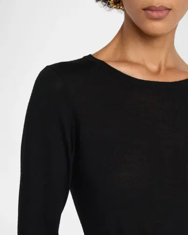 Nili Lotan Oriana Wool Crewneck Sweater | Thumbnail 5