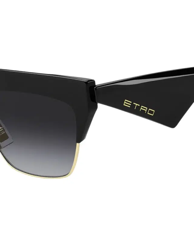club Acetate & Metal Square Sunglasses
