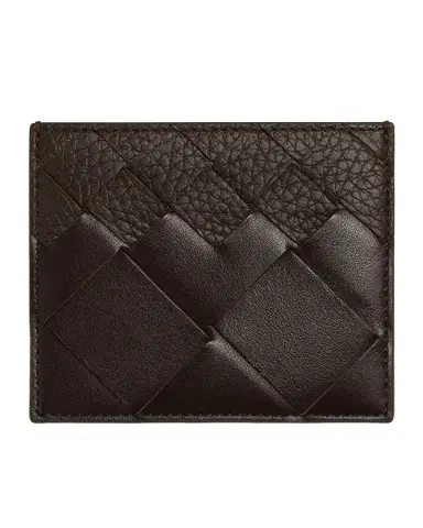 Bottega Veneta Men's Intrecciato 15 Degrade Leather Card Holder | Thumbnail 1