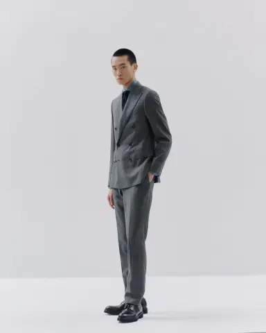 Canali Men's Technical Cotton-Blend Dress Shirt | Thumbnail 3 Canali Men's Technical Cotton-Blend Dress Shirt | Thumbnail 3