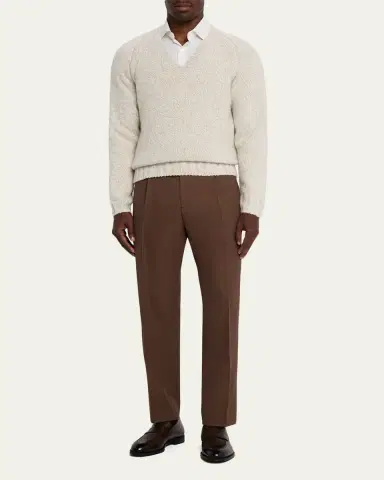 Zegna Men's Cashco Classic-Fit Sport Shirt | Thumbnail 6
