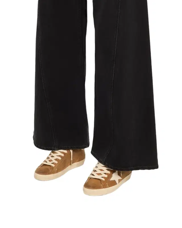 Super-Star Croco Leather Low-Top Sneakers
