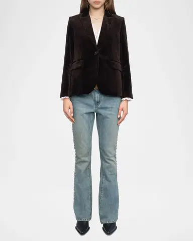 Zadig & Voltaire Vavy Velvet Blazer | Thumbnail 2 Zadig & Voltaire Vavy Velvet Blazer | Thumbnail 2