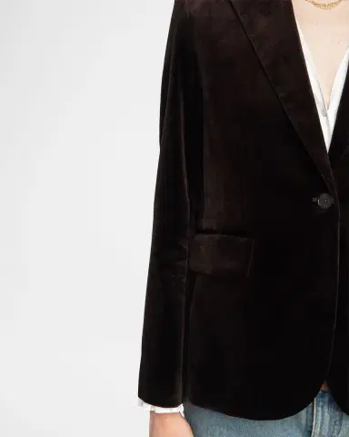 Zadig & Voltaire Vavy Velvet Blazer | Thumbnail 5 Zadig & Voltaire Vavy Velvet Blazer | Thumbnail 5