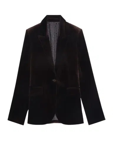 Zadig & Voltaire Vavy Velvet Blazer | Thumbnail 1 Zadig & Voltaire Vavy Velvet Blazer | Thumbnail 1
