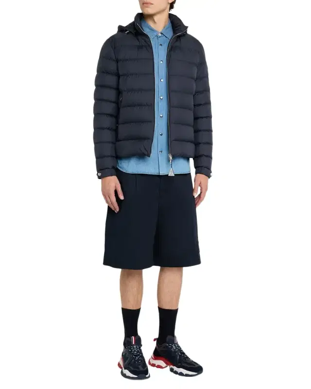 Men 's Arneb Hooded Short Down Puffer Jacket Men 's Arneb Hooded Short Down Puffer Jacket