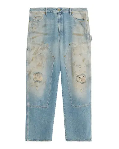 Golden Goose Men's Distressed Sand-Washed Painter Jeans | Thumbnail 1