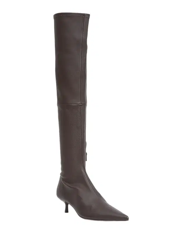 SIMKHAI Joni Stretch Leather Over-The-Knee Boots