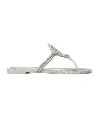 Tory Burch Miller Pave Leather Logo Sandals | Thumbnail 1