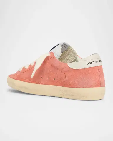 Golden Goose Super-Star Mixed Suede Low-Top Sneakers | Thumbnail 4