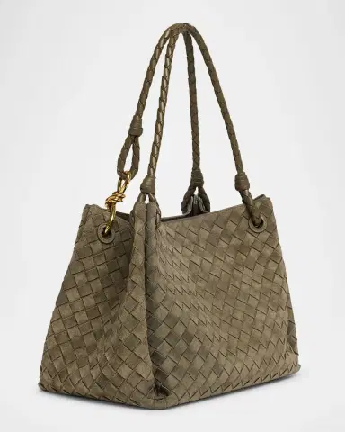 Bottega Veneta Large Parachute Suede Shoulder Bag | Thumbnail 2 Bottega Veneta Large Parachute Suede Shoulder Bag | Thumbnail 2