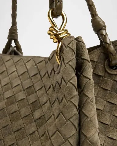 Bottega Veneta Large Parachute Suede Shoulder Bag | Thumbnail 5 Bottega Veneta Large Parachute Suede Shoulder Bag | Thumbnail 5