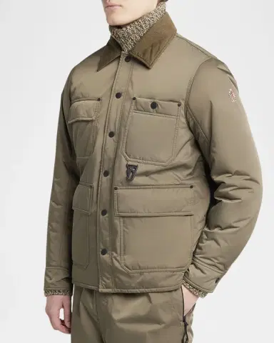 Moncler Grenoble Men's Waterton Padded Utility Jacket | Thumbnail 4 Moncler Grenoble Men's Waterton Padded Utility Jacket | Thumbnail 4
