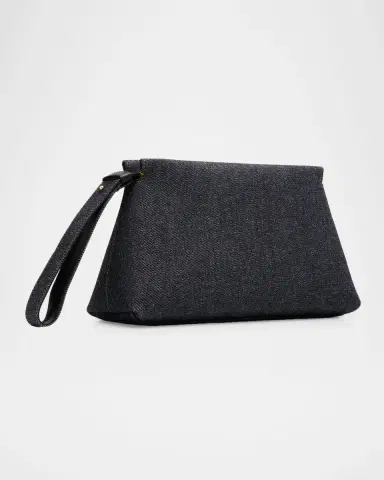 Givenchy Day Cotton Denim Pouch Bag | Thumbnail 3