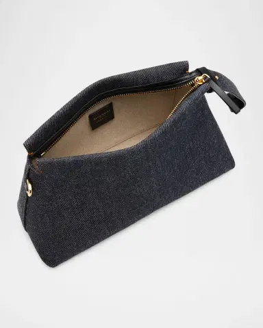 Givenchy Day Cotton Denim Pouch Bag | Thumbnail 4