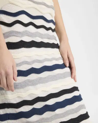 Bottega Veneta Zigzag Striped Knitwear Skirt | Thumbnail 5 Bottega Veneta Zigzag Striped Knitwear Skirt | Thumbnail 5
