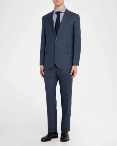 Brioni Men 's Wool Plaid Two-Piece Suit | Thumbnail 2 Brioni Men 's Wool Plaid Two-Piece Suit | Thumbnail 2