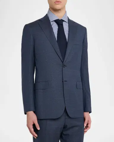 Brioni Men 's Wool Plaid Two-Piece Suit | Thumbnail 4 Brioni Men 's Wool Plaid Two-Piece Suit | Thumbnail 4