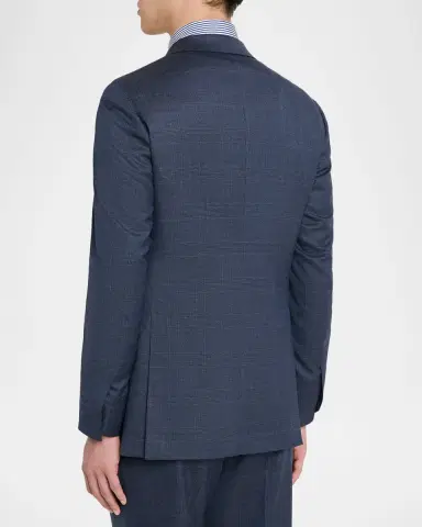 Brioni Men 's Wool Plaid Two-Piece Suit | Thumbnail 5 Brioni Men 's Wool Plaid Two-Piece Suit | Thumbnail 5