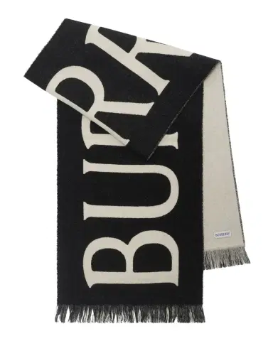 Burberry Men's Wool Logo B-Shield Scarf | Thumbnail 1 Burberry Men's Wool Logo B-Shield Scarf | Thumbnail 1