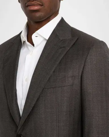 Brioni Mens Trevi Wool Peak Lapel Two-Piece Suit | Thumbnail 6 Brioni Mens Trevi Wool Peak Lapel Two-Piece Suit | Thumbnail 6