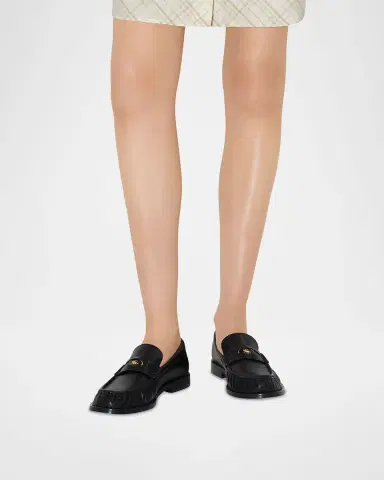 Burberry Cadet Grained Calf Leather Penny Loafers | Thumbnail 2 Burberry Cadet Grained Calf Leather Penny Loafers | Thumbnail 2