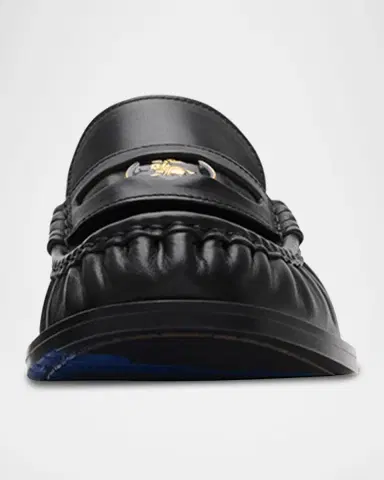 Burberry Cadet Grained Calf Leather Penny Loafers | Thumbnail 5 Burberry Cadet Grained Calf Leather Penny Loafers | Thumbnail 5