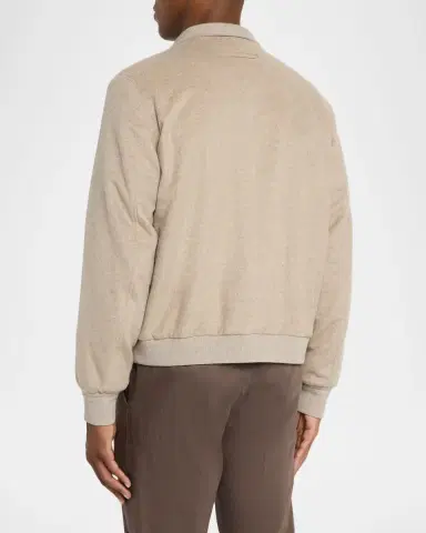 ZEGNA Men's Oasi Cashmere Elements Blouson | Thumbnail 2 ZEGNA Men's Oasi Cashmere Elements Blouson | Thumbnail 2