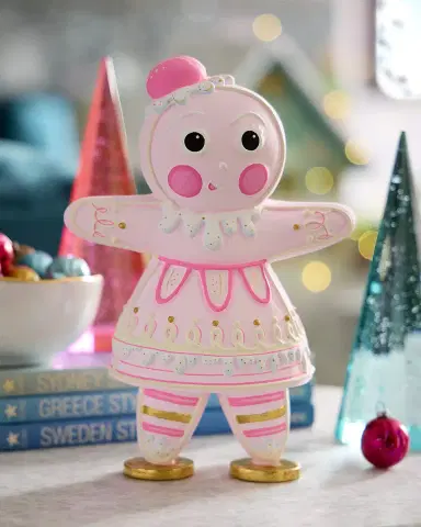 Glitterville The Rainbow Gingerbread Tabletop Christmas Decoration, Dippsy | Thumbnail 1